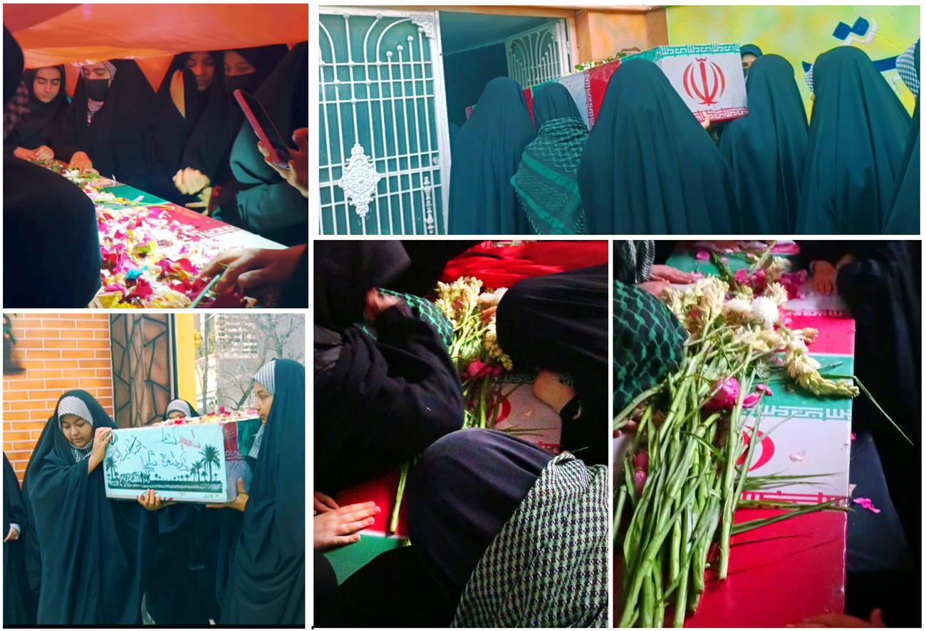 پیمان با شهدا در دبیرستان نسیم وحی